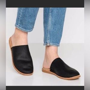 Sorel Ella Mule Black Leather Women's Size 7.5